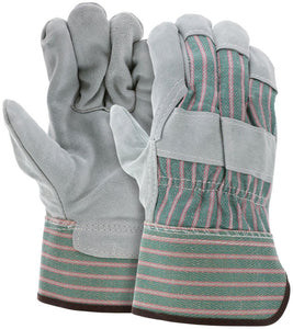 MCR Leather Palm Work Gloves - Competitive Value C Grade Split Shoulder Leather - Box of 12