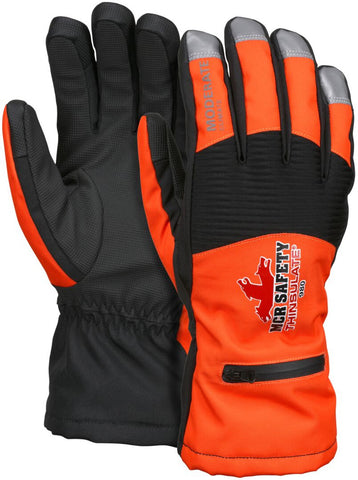 MCR Safety Insulated Mechanics Gloves - 100 Gram Thinsulate™ Lining - MAXGrid™ Material Palm - Inner Elastic Snow and Ice Cuff - Waterproof / Windproof Barrier for Moderate Climate Protection - Box of 12