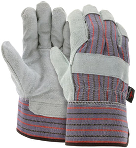 MCR Split Leather Palm Work Gloves - Insulated - Lined with Thermosock® - B Grade Select Shoulder Leather - 2.5 Inch Rubberized Safety Cuff - Large - Box of 12 - Part# 1320L
