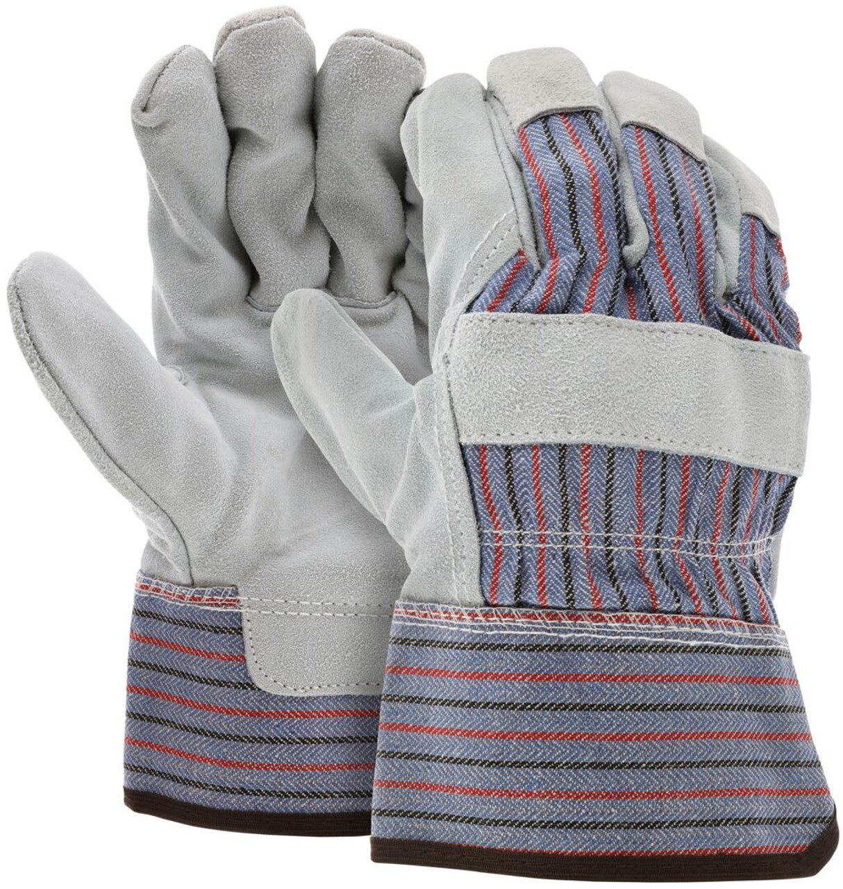 MCR Leather Palm Work Gloves - Competitive Value D Grade Split Shoulder Leather - Box of 12