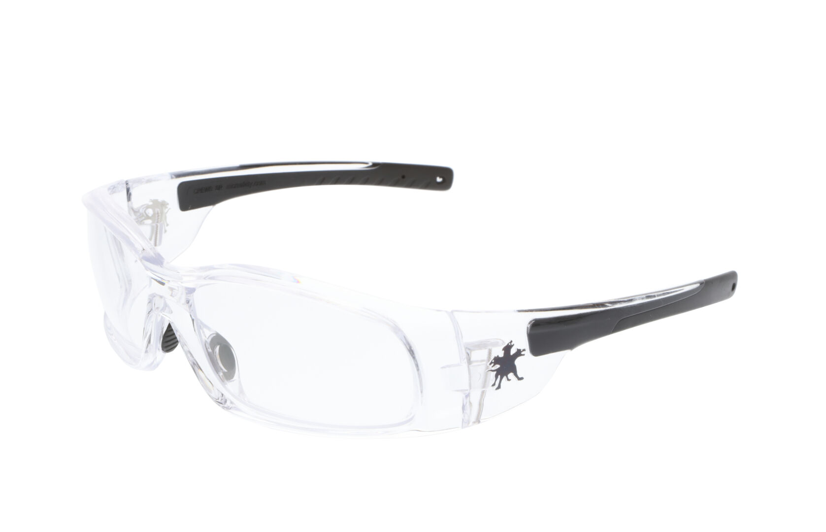 MCR Swagger® SR1 Series Safety Glasses - Clear Lens - Clear Frame - UV-AF Anti-Fog Coating - Box of 12 - Part# SR140AF