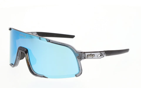 MCR Hulk® 4 Safety Glasses - Cayman Blue Mirror Lens - Crystal Gray Frame - MAX3 Hard Coating - Box of 12 - Part# HK428CBP