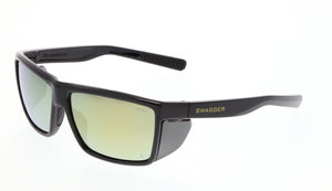 MCR Swagger® SR2 Series Safety Glasses - Gold Mirror Polarized Lens - Duramass Hard Coating - Part# SR21GZ