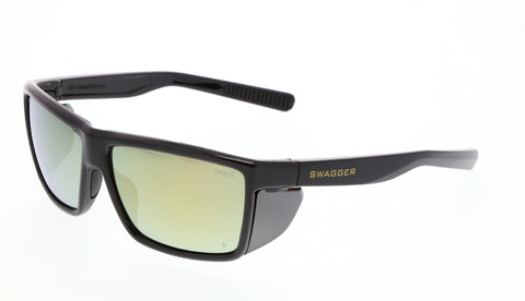 MCR Swagger® SR2 Series Safety Glasses - Gold Mirror Polarized Lens - Duramass Hard Coating - Part# SR21GZ