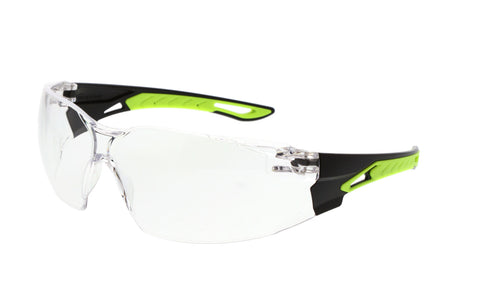 MCR Hulk® HK5 Series Safety Glasses - Clear Lens - Duramass Hard Coating - Box of 12 - Part# HK510