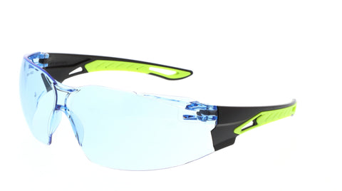 MCR Hulk® HK5 Series Safety Glasses - Light Blue Lens - UV-AF Anti-Fog Coating - Box of 12 - Part# HK513AF