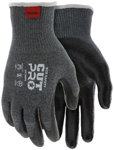 MCR Safety CutPro® - 13 Gauge DuPont™ Nomex® Shell - Cut Resistant Arc Rated Work Gloves - Neoprene/Nitrile Coated Palm & Fingertips - CAT2 FR Glove Provides an Arc Rating of 9.8 cal/cm² - Box of 12