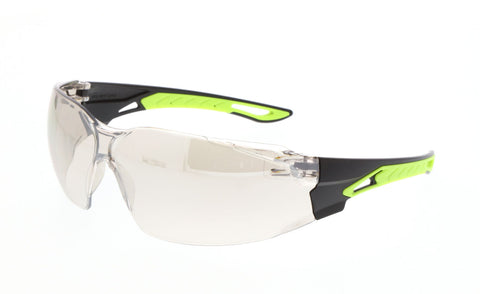 MCR Hulk® HK5 Series Safety Glasses - I/O Clear Mirror Lens - UV-AF Anti-Fog Coating - Box of 12 - Part# HK519AF