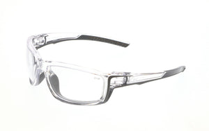 MCR Swagger® SR4 Series Safety Glasses - Clear Lens - Clear Frame - Duramass Hard Coating - Box of 12 - Part# SR410