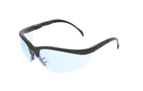MCR Klondike® KD1 Series Safety Glasses - Light Blue Lens - Duramass Hard Coating - Box of 12 - Part# KD113