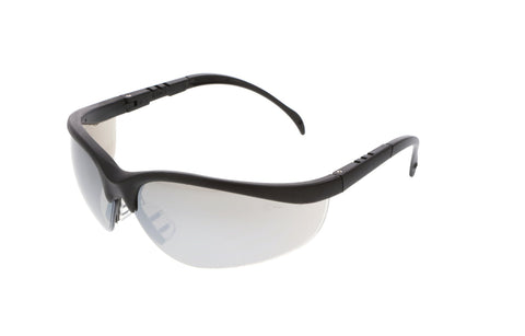 MCR Klondike® KD1 Series Safety Glasses - Silver Mirror Lens - Duramass Hard Coating - Box of 12 - Part# KD117