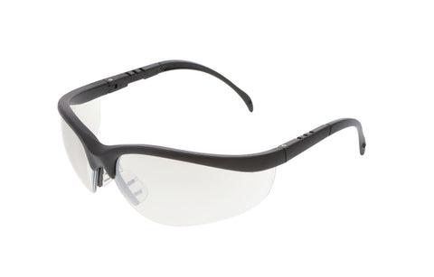MCR Klondike® KD1 Series Safety Glasses - I/O Clear Mirror Lens - UV-AF Anti-Fog Coating - Box of 12 - Part# KD119AF