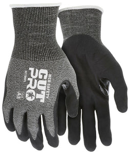 MCR Safety CutPro® - 18-Gauge HyperMax® HPPE Shell - Cut, Abrasion, and Puncture Resistant - Nitrile Foam Coated Palm and Fingertips - Reinforced Thumb Crotch for Addition Wear Protection - Box of 12
