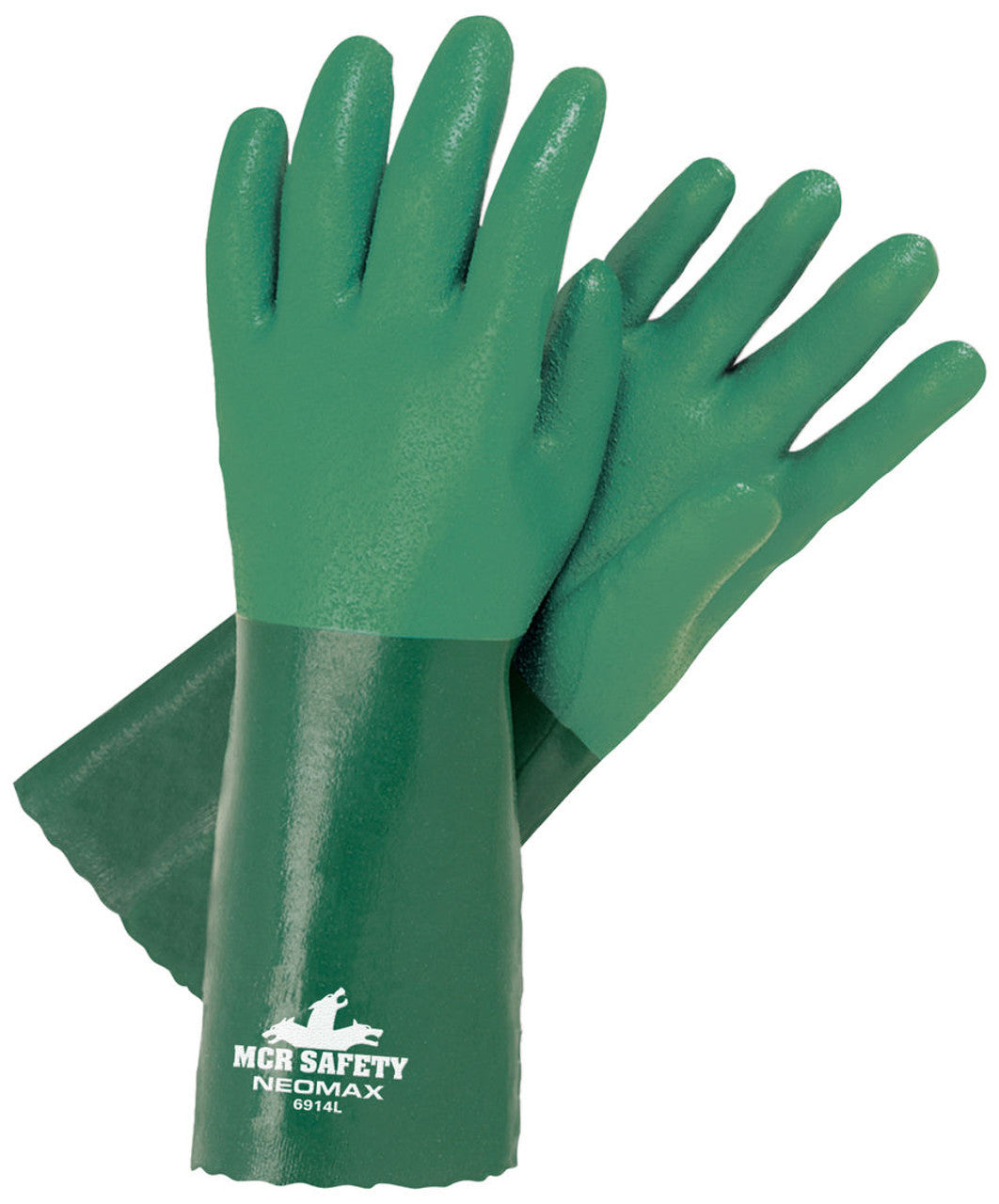 MCR NeoMax™ Series - Neoprene Coated Work Gloves - Double Dipped Sandy Texture - 14 Inch Length - Box of 12