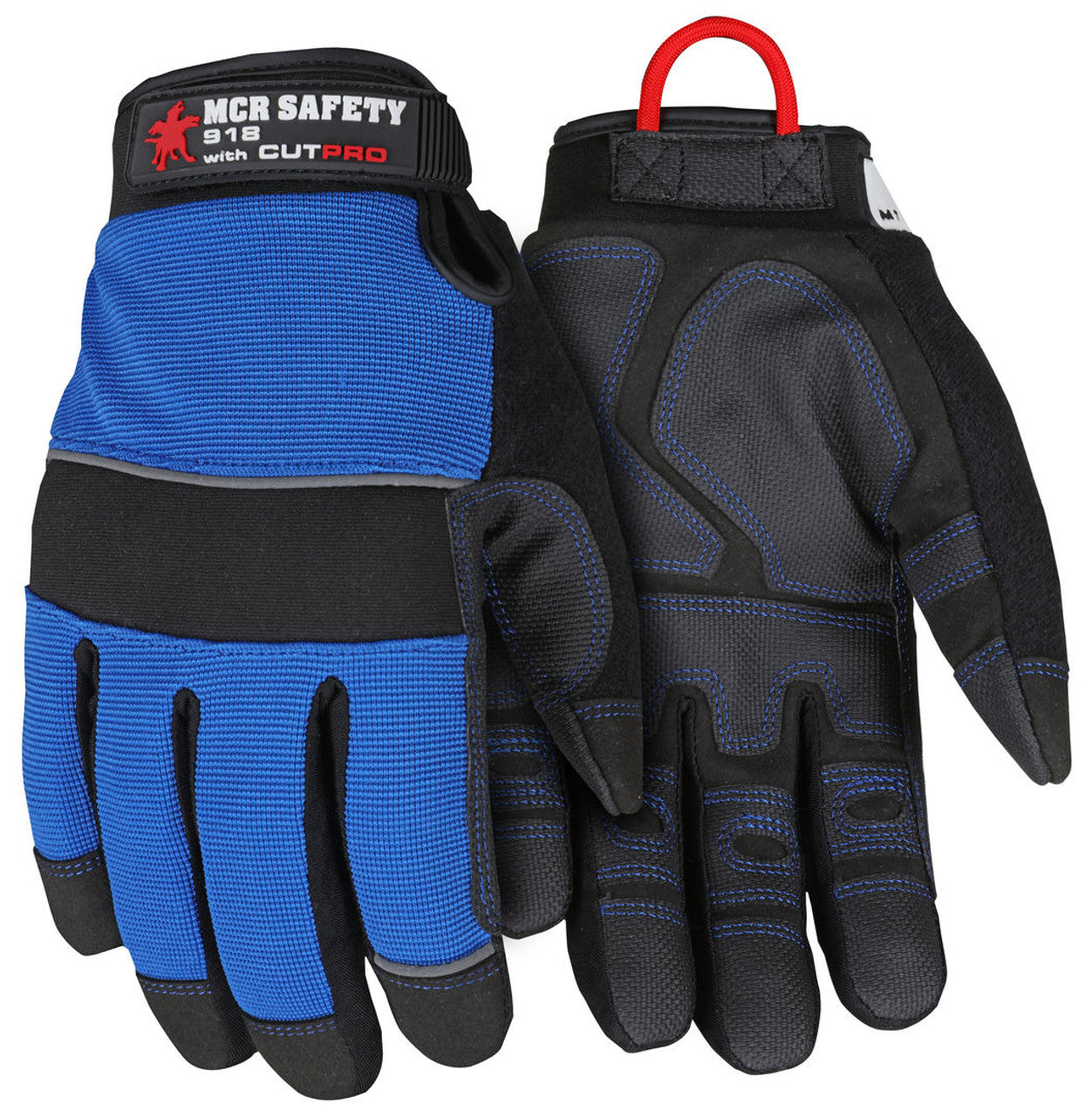 MCR Safety Cut Pro® Mechanics Gloves - Reinforced PVC Coated Synthetic Leather Palm - Insulated with DuPont™ Kevlar® Aramid Full Sock Lining - Keep Hands Warm, Dry and Safe
