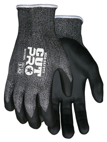 MCR Safety CutPro® - 13 Gauge HyperMax® HPPE Shell - Cut, Abrasion and Puncture Resistant Work Gloves - Nitrile Foam Coated Palm and Fingertips - Box of 12
