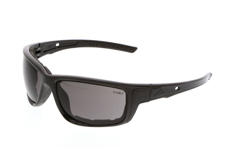 MCR Swagger® SR5 Series Safety Glasses - Gray Lens - Charcoal Frame - MAX6 Anti-Fog Coating - Box of 12 - Part# SR512PF