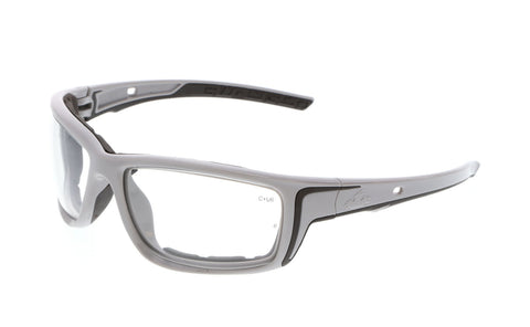 MCR Swagger® SR5 Series Safety Glasses - Clear Lens - Gray Frame - MAX6 Anti-Fog Coating - Box of 12 - Part# SR520PF