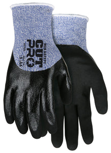 MCR Safety CutPro® - 13 Gauge HyperMax® HPPE Shell - Cut, Abrasion, and Puncture Resistant Work Gloves - Double Dipped - Foam Nitrile Palm Over Flat Nitrile Dip- Box of 12