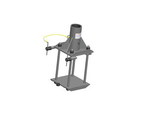 MSA XTIRPA™ 3" H-Beam Adapter Base 304 SS Part# IN-2085