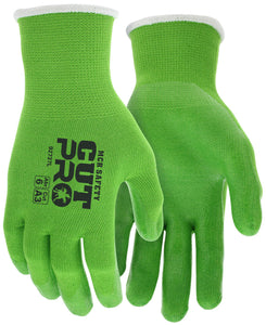 MCR Safety CutPro® - 13 Gauge HyperMax® HPPE Shell - Cut, Puncture, and Abrasion Resistant - Clear Silicone Coated Palm and Fingertips - Silicone Provides Excellent Gripping Power - Box of 12