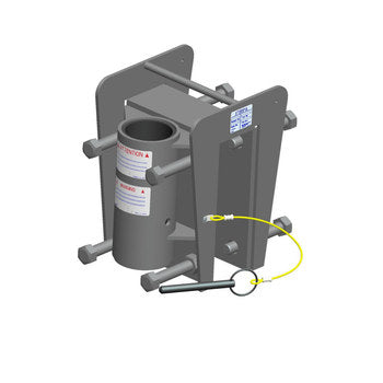MSA XTIRPA™ 3" Exterior Corner Wall Adapter Base 304 SS Part# IN-2131