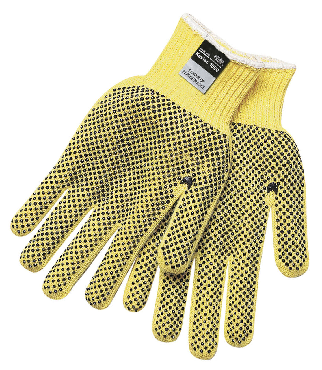 MCR Safety CutPro® - 7 Gauge DuPont™ Kevlar® Aramid Shell - Cut Resistant Work Gloves - PVC Dots on Both Sides - Competitive Value (CV) Grade - PVC Dots Help with Grip and Abrasion Resistance - Box of 12