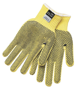 MCR Safety CutPro® - 7 Gauge DuPont™ Kevlar® Aramid Shell - Cut Resistant Work Gloves - PVC Dots on Both Sides - Competitive Value (CV) Grade - PVC Dots Help with Grip and Abrasion Resistance - Box of 12