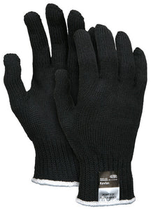 MCR Safety CutPro® - 7 Gauge Black DuPont™ Kevlar® Aramid Shell - Cut Resistant Work Gloves - Regular Weight - Box of 12