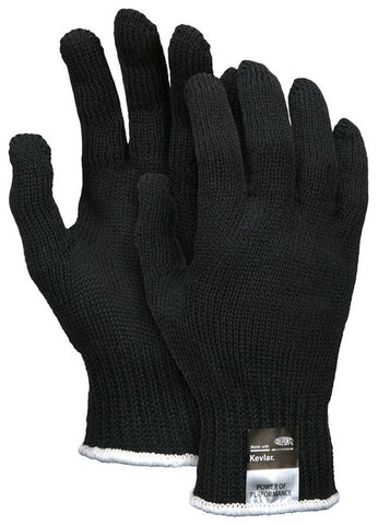 MCR Safety CutPro® - 7 Gauge Black DuPont™ Kevlar® Aramid Shell - Cut Resistant Work Gloves - Regular Weight - Box of 12