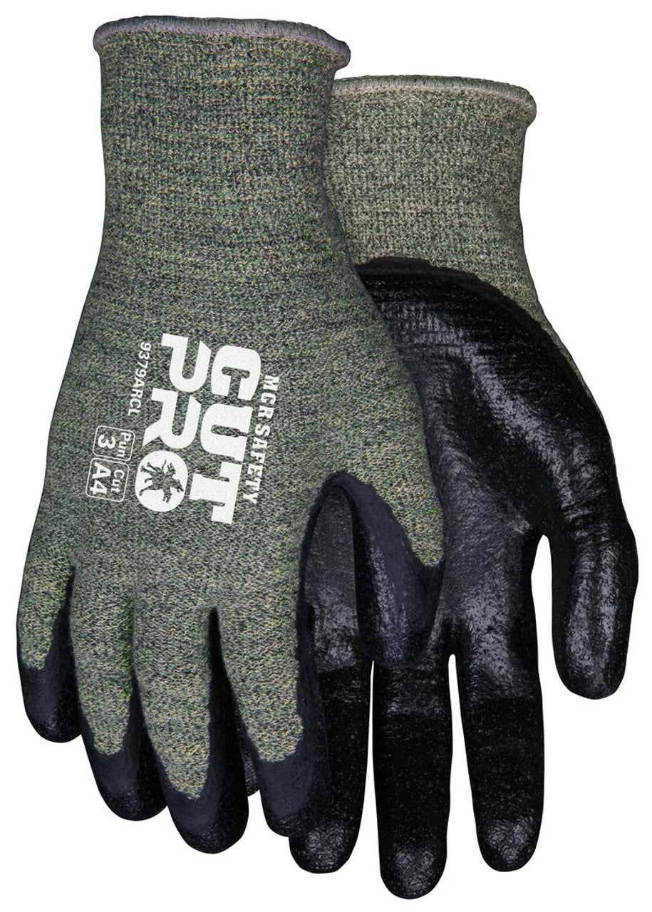 MCR Safety CutPro® - 13 Gauge Kevlar® and Synthetic Shell - Cut Resistant Work Gloves - APG Coated Palm and Fingertips - ARC 1 Rated Glove - Box of 12