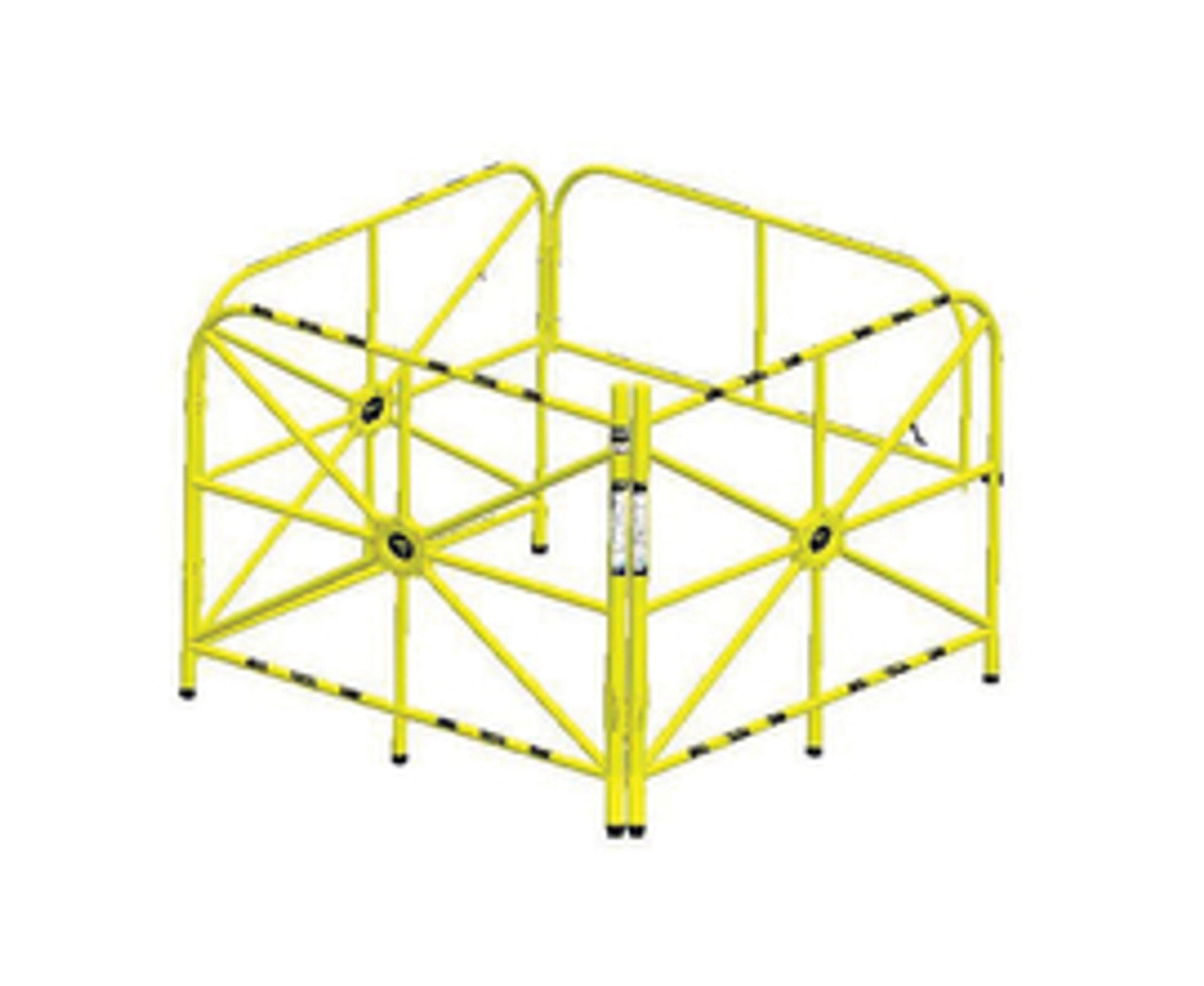 MSA XTIRPA™ Large Manhole Guard Integrated Mast Part# IN-2324