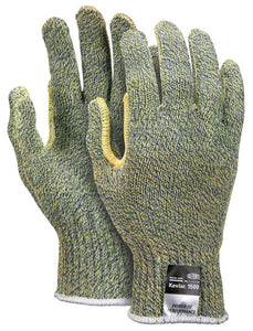 MCR Safety CutPro® with ArmorTech - 7 Gauge DuPont™ Kevlar® / Steel - Cut Resistant Work Gloves - Regular Weight with Reinforced Thumb Crotch - Ambidextrous Gloves - Box of 12
