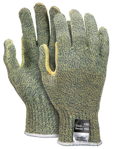 MCR Safety CutPro® with ArmorTech - 7 Gauge DuPont™ Kevlar® / Steel - Cut Resistant Work Gloves - Regular Weight with Reinforced Thumb Crotch - Ambidextrous Gloves - Box of 12