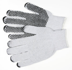 MCR Cotton String Knit Work Gloves - 7 Gauge Regular Weight - White String Knit - Box of 12