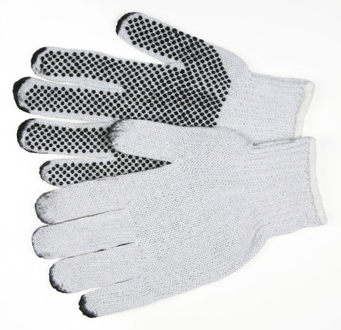 MCR Cotton String Knit Work Gloves - 7 Gauge Regular Weight - White String Knit - Box of 12