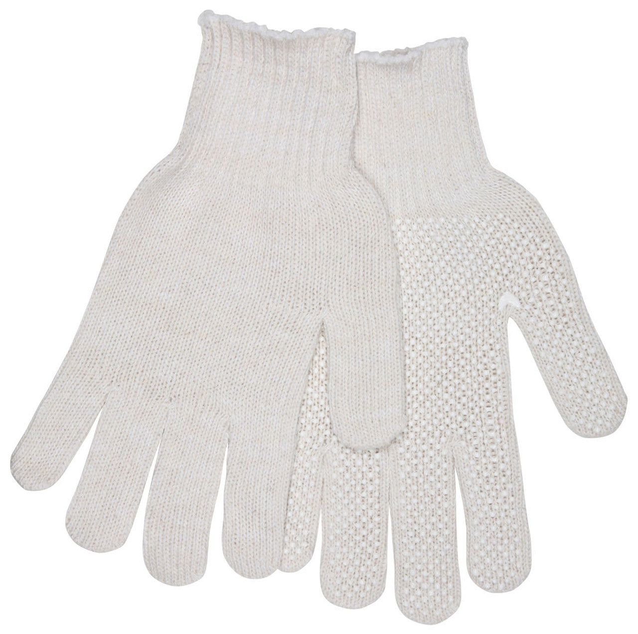 MCR Cotton String Knit Work Gloves - 7 Gauge Regular Weight - Box of 12