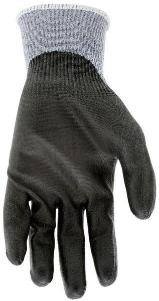 MCR Safety CutPro® - 15 Gauge HyperMax® HPPE Shell - Cut, Abrasion and Puncture Resistant - Polyurethane (PU) Coated Palm and Fingertips - Box of 12