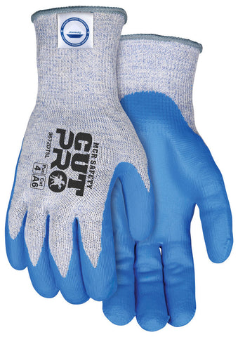 MCR Safety CutPro® - 10 Gauge Cut Resistant Work Gloves - Dyneema® Diamond Technology with Steel Shell - Nitrile Foam Coated Palm and Fingertips - Box of 12
