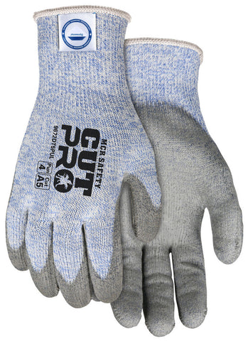 MCR Safety CutPro® - 10 Gauge Dyneema® Diamond Technology with Steel - Cut Resistant Work Gloves - Polyurethane (PU) Coated Palm and Fingertips - Box of 12