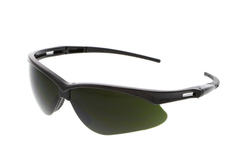 MCR Memphis MP1 Series Safety Glasses - Green Filter 5.0 Lens - Duramass Hard Coating - Box of 12 - Part# MP1150