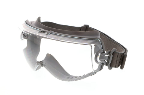 MCR Hydroblast­® HB3 Safety Goggles - Clear Lens - Gray Frame - UV-AF Coating - Elastic Strap - Box of 12 - Part# HB3110AF
