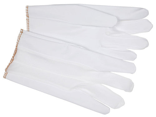 MCR Vinyl Laminated Gloves - White Nylon with Vented Back - Ladies Sizing - Comfortable Slip-on Open Cuff - Box of 12