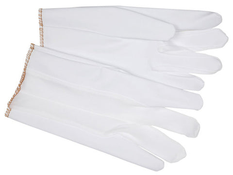 MCR Vinyl Laminated Gloves - White Nylon with Vented Back - Ladies Sizing - Comfortable Slip-on Open Cuff - Box of 12
