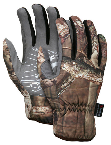 MCR Safety Mechanics Gloves - Mossy Oak Break Up Infinity® Camouflage - Synthetic Leather Palm - Reinforced Thumb Crotch
