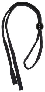 MCR Black Eyeglass Cord / Lanyard - Foam Insert Tips Slip Over Eyewear Temples - Slide Bead for Adjustability - 28 Inch Relaxed Length Part# 220