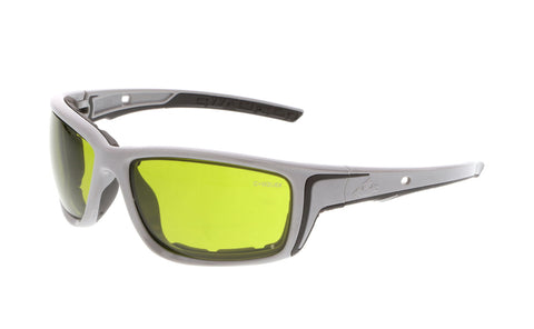 MCR Swagger® SR5 Series Safety Glasses - Green Filter 2.0 Lens - Gray Frame - MAX6 Anti-Fog Coating - Box of 12 - Part# SR5220PF