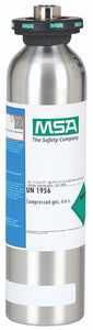 MSA ALTAIR® 5X Multigas Detector - Calibration Cylinder, Gas, 34 L, (CH4)-1.45%, (O2)-15%, (CO)-60 PPM, (H2S)-20 PPM, Aluminum Part# 10048280