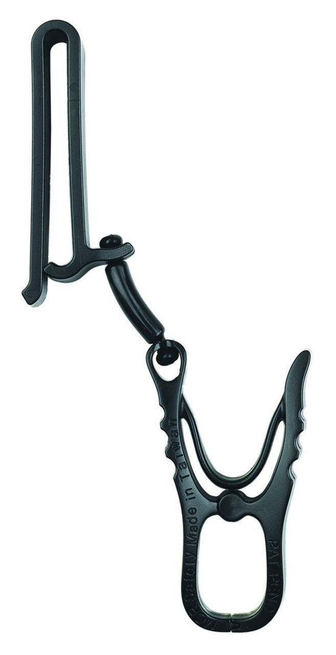 MCR Safety Glove Clip / Utility Clip - Secure Clip on One Side - Dielectric with No Metal Parts - Attaches to Belt - Box of 12