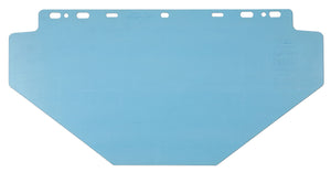 MCR Safety Face Shield - Universal Impact Resistant Clear Polycarbonate Material - 10 Inches x 20 Inches - .040 Inches Thick - Excellent for Splash Protection and Impact Resistance - Box of 25